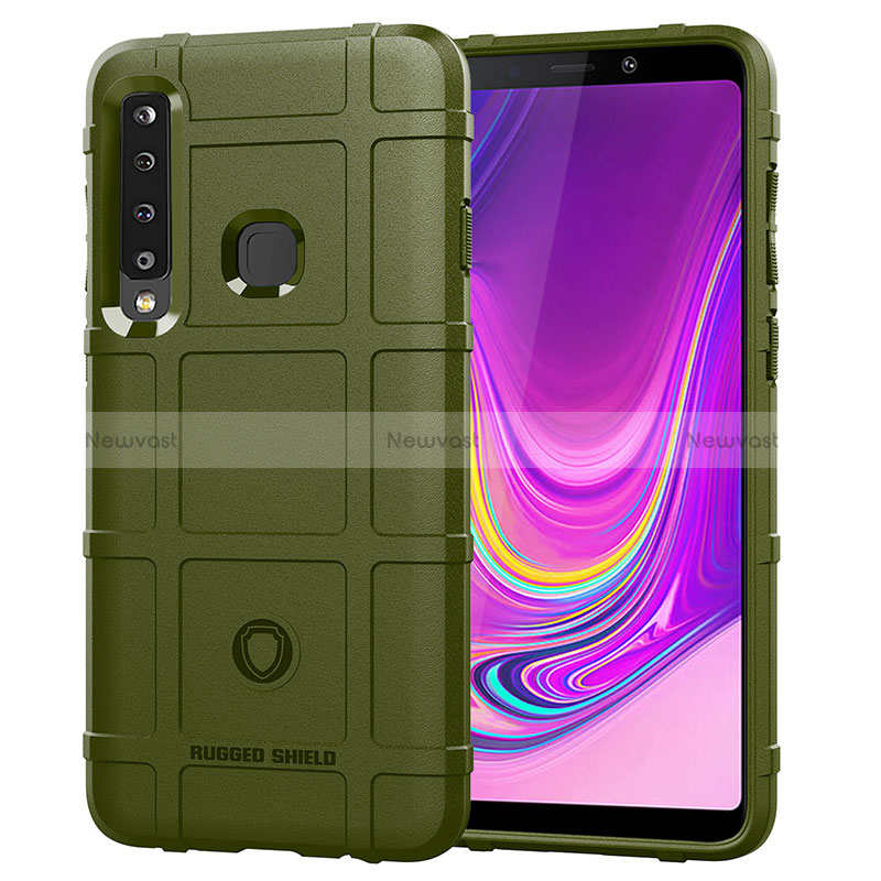 Ultra-thin Silicone Gel Soft Case 360 Degrees Cover J01S for Samsung Galaxy A9 (2018) A920 Green