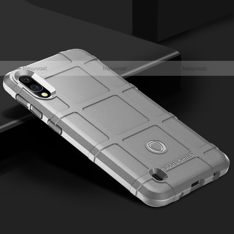Ultra-thin Silicone Gel Soft Case 360 Degrees Cover J01S for Samsung Galaxy M10 Gray