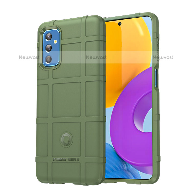 Ultra-thin Silicone Gel Soft Case 360 Degrees Cover J01S for Samsung Galaxy M52 5G Green