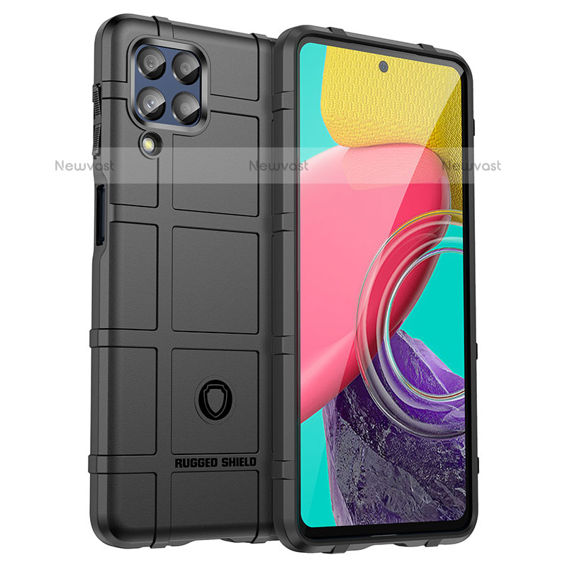 Ultra-thin Silicone Gel Soft Case 360 Degrees Cover J01S for Samsung Galaxy M53 5G Black