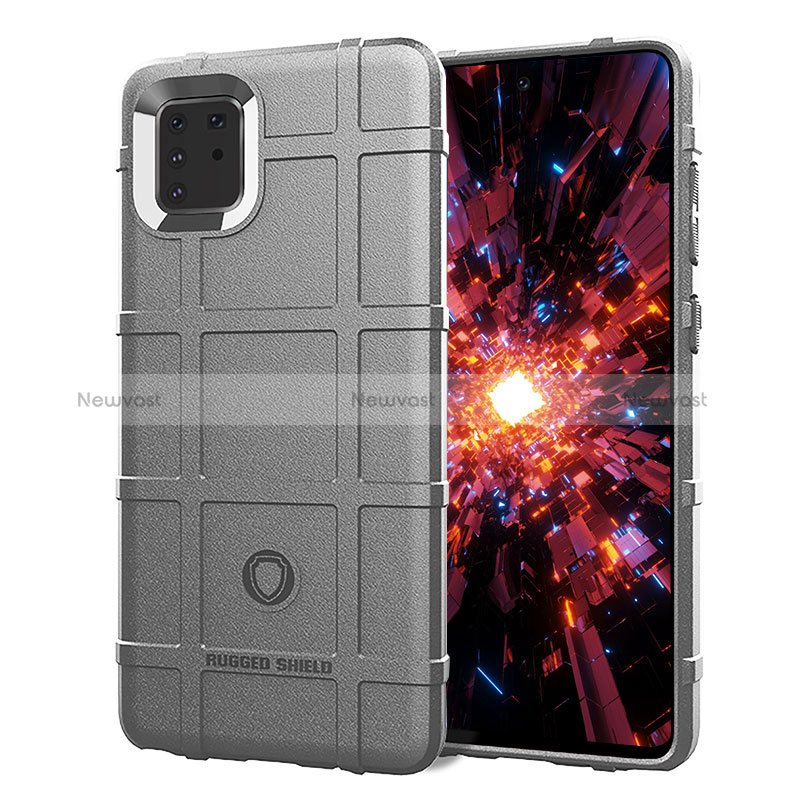 Ultra-thin Silicone Gel Soft Case 360 Degrees Cover J01S for Samsung Galaxy M60s Gray