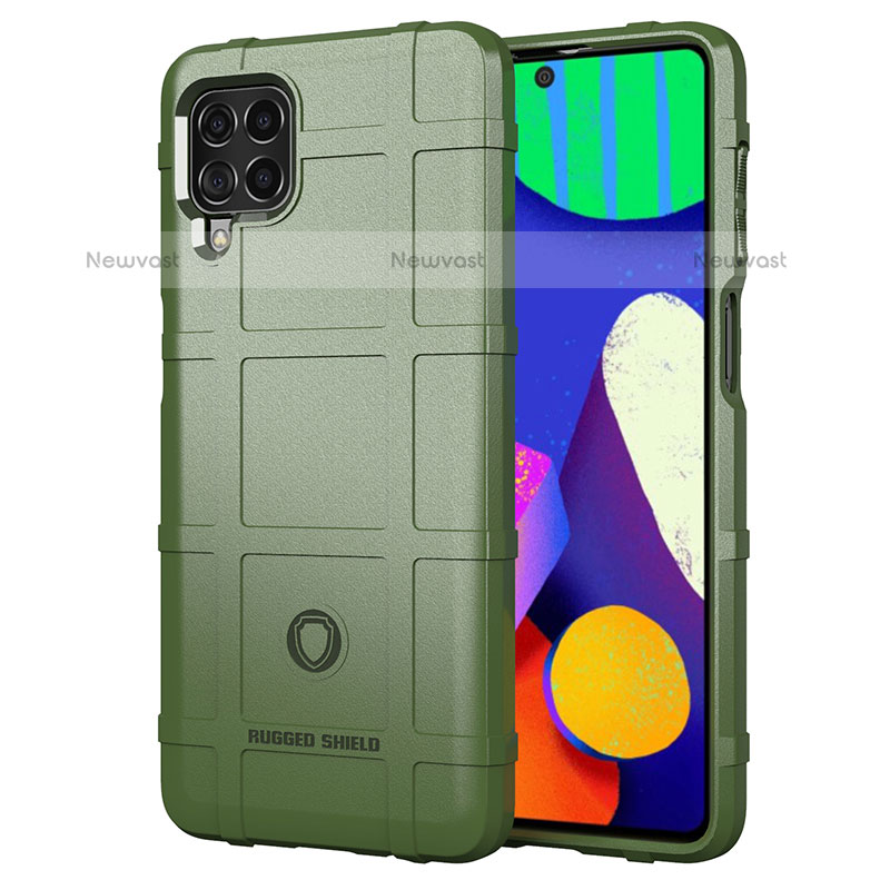 Ultra-thin Silicone Gel Soft Case 360 Degrees Cover J01S for Samsung Galaxy M62 4G Green