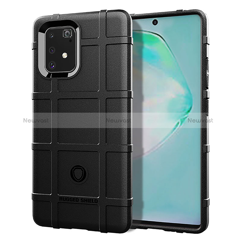 Ultra-thin Silicone Gel Soft Case 360 Degrees Cover J01S for Samsung Galaxy M80S Black