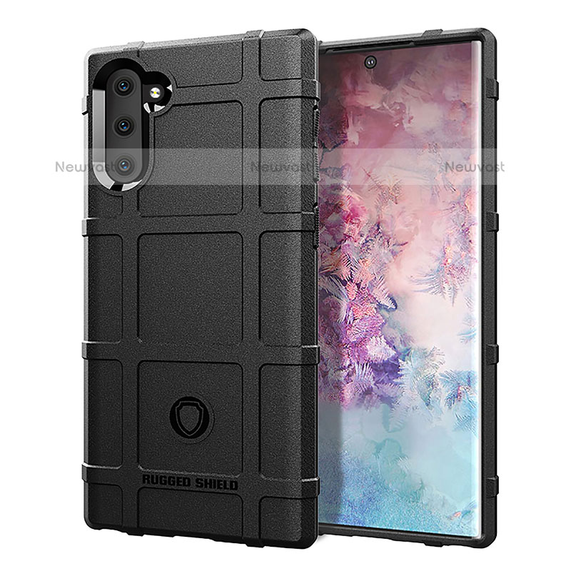 Ultra-thin Silicone Gel Soft Case 360 Degrees Cover J01S for Samsung Galaxy Note 10 5G Black