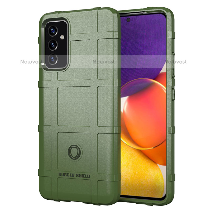 Ultra-thin Silicone Gel Soft Case 360 Degrees Cover J01S for Samsung Galaxy Quantum2 5G Green