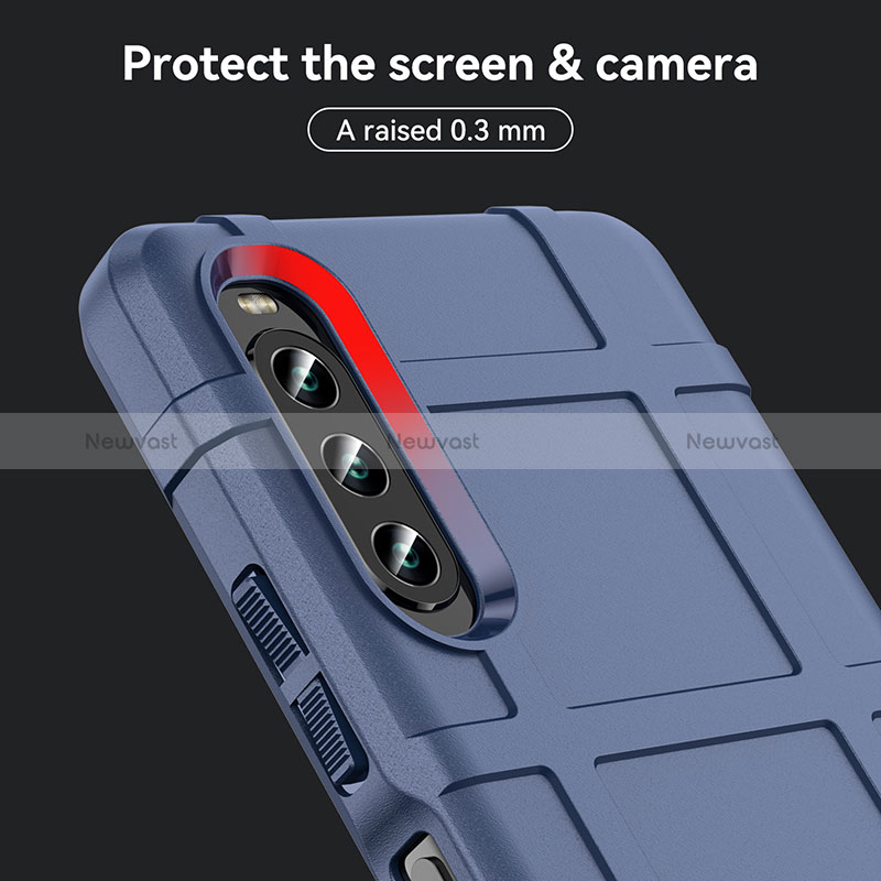 Ultra-thin Silicone Gel Soft Case 360 Degrees Cover J01S for Sony Xperia 10 IV SO-52C