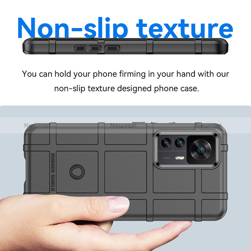 Ultra-thin Silicone Gel Soft Case 360 Degrees Cover J01S for Xiaomi Mi 12T 5G