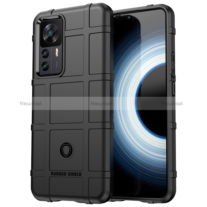 Ultra-thin Silicone Gel Soft Case 360 Degrees Cover J01S for Xiaomi Mi 12T 5G Black