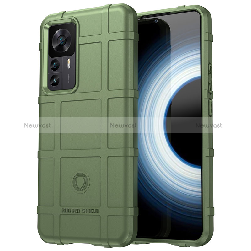 Ultra-thin Silicone Gel Soft Case 360 Degrees Cover J01S for Xiaomi Mi 12T 5G Green