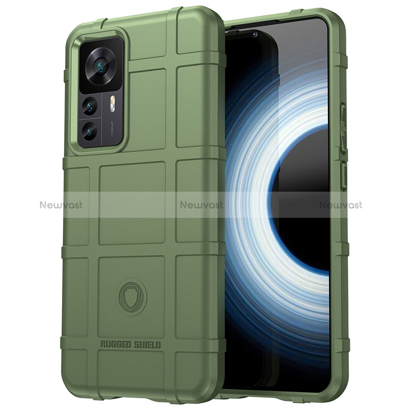 Ultra-thin Silicone Gel Soft Case 360 Degrees Cover J01S for Xiaomi Mi 12T Pro 5G Green