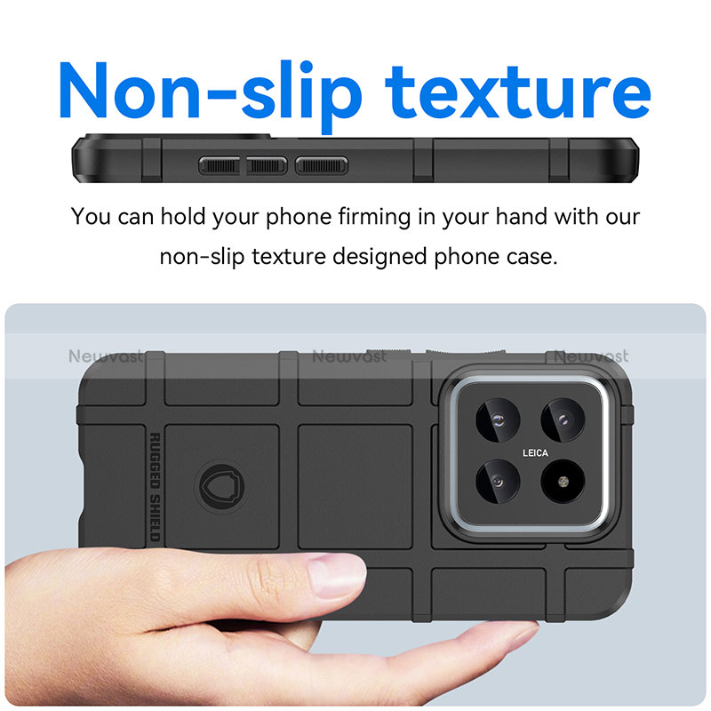 Ultra-thin Silicone Gel Soft Case 360 Degrees Cover J01S for Xiaomi Mi 14 5G