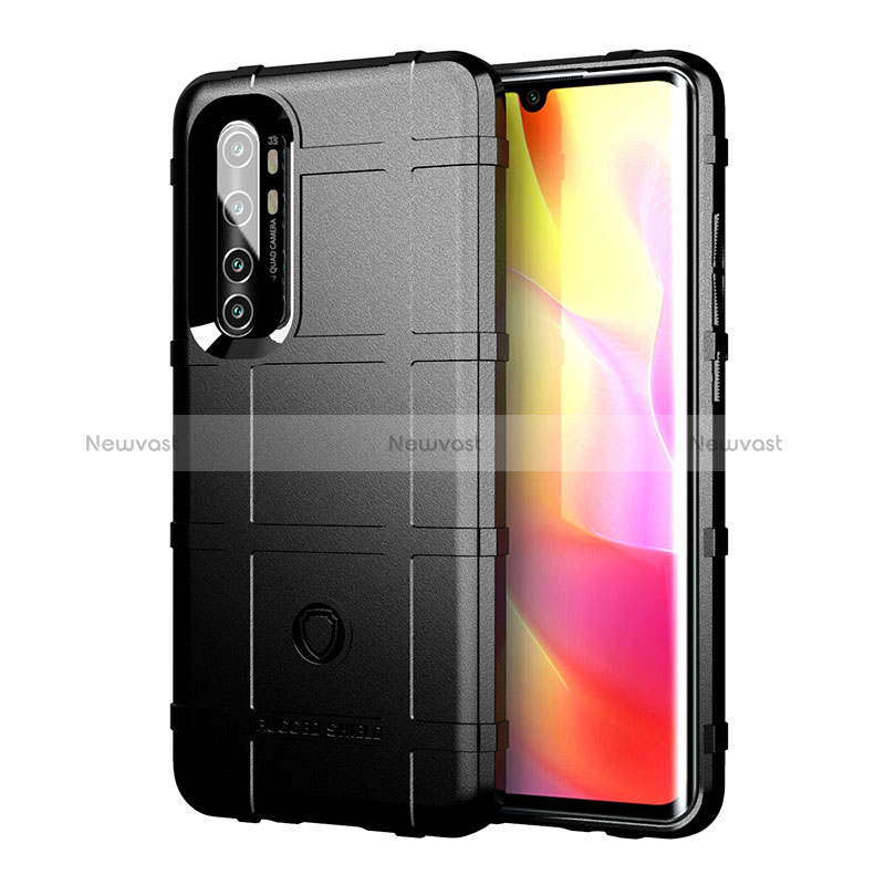 Ultra-thin Silicone Gel Soft Case 360 Degrees Cover J01S for Xiaomi Mi Note 10 Lite Black