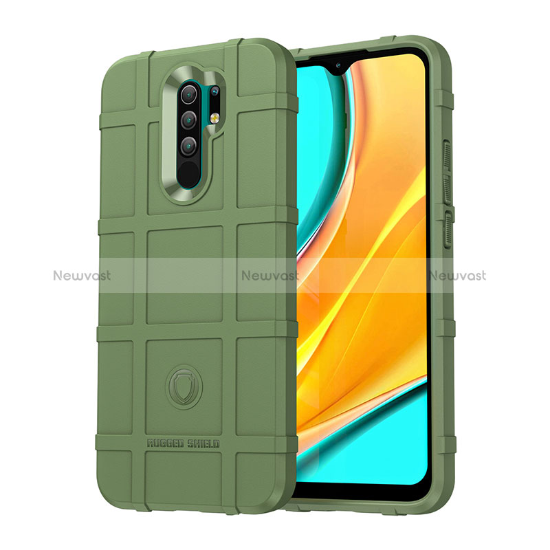 Ultra-thin Silicone Gel Soft Case 360 Degrees Cover J01S for Xiaomi Poco M2 Green