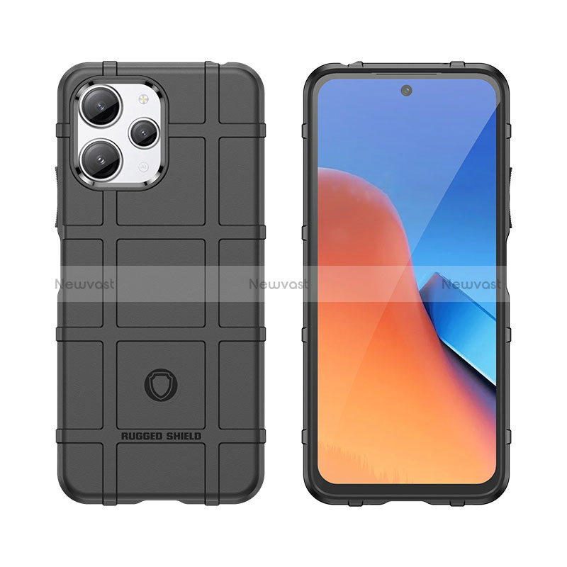 Ultra-thin Silicone Gel Soft Case 360 Degrees Cover J01S for Xiaomi Poco M6 Pro 5G