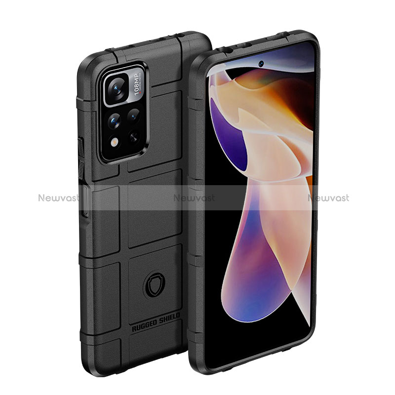 Ultra-thin Silicone Gel Soft Case 360 Degrees Cover J01S for Xiaomi Redmi Note 11 Pro+ Plus 5G