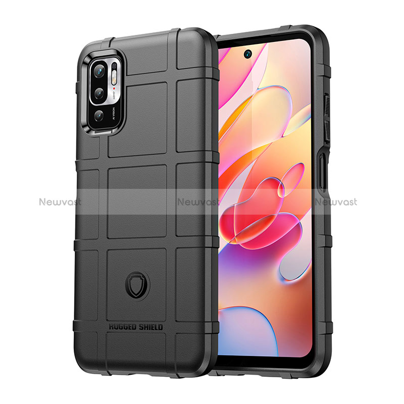 Ultra-thin Silicone Gel Soft Case 360 Degrees Cover J01S for Xiaomi Redmi Note 11 SE 5G Black