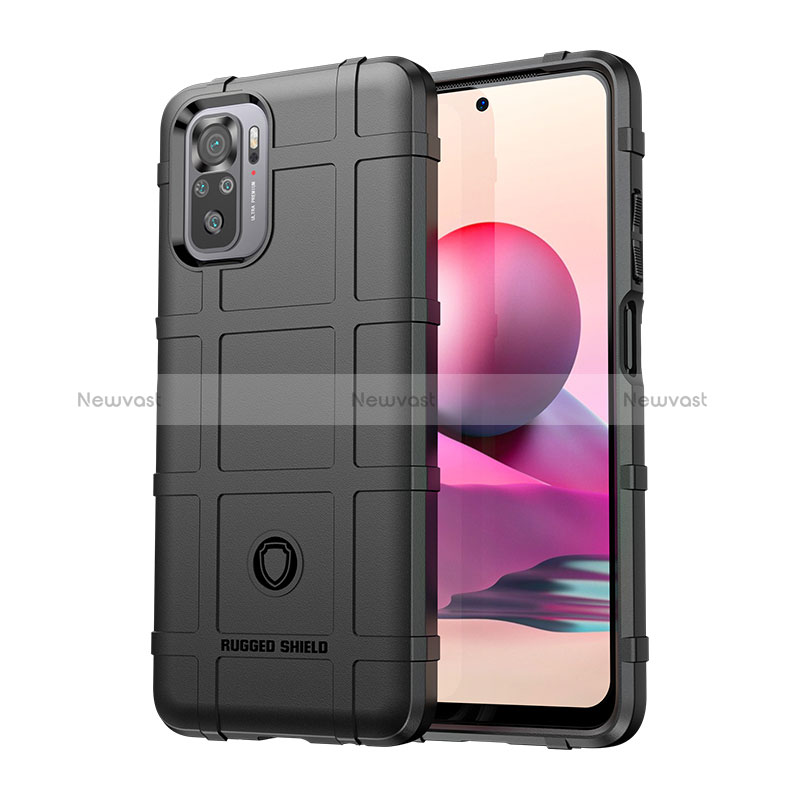 Ultra-thin Silicone Gel Soft Case 360 Degrees Cover J01S for Xiaomi Redmi Note 11 SE India 4G Black