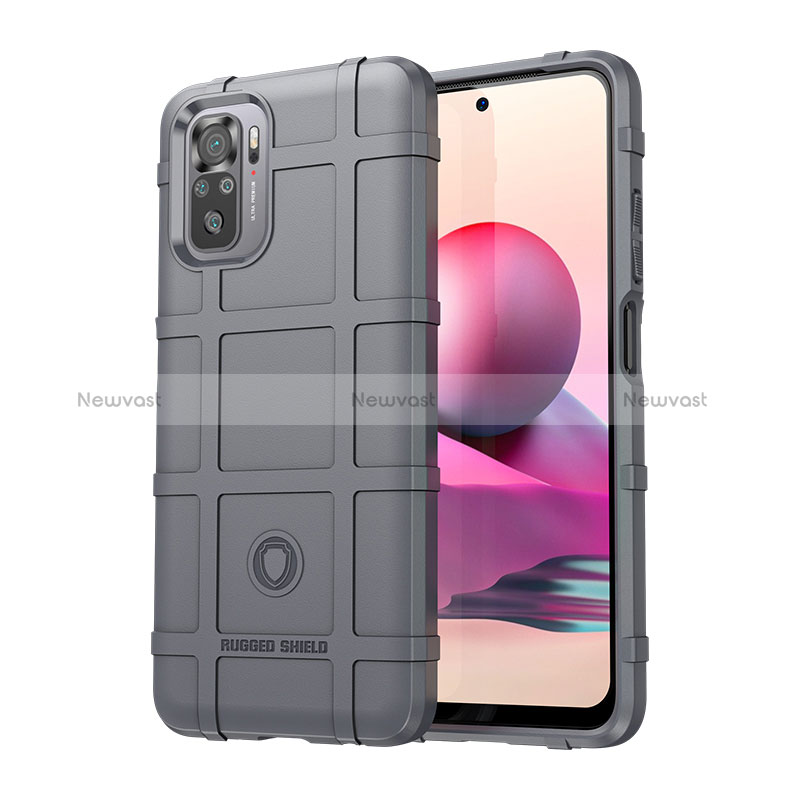 Ultra-thin Silicone Gel Soft Case 360 Degrees Cover J01S for Xiaomi Redmi Note 11 SE India 4G Gray