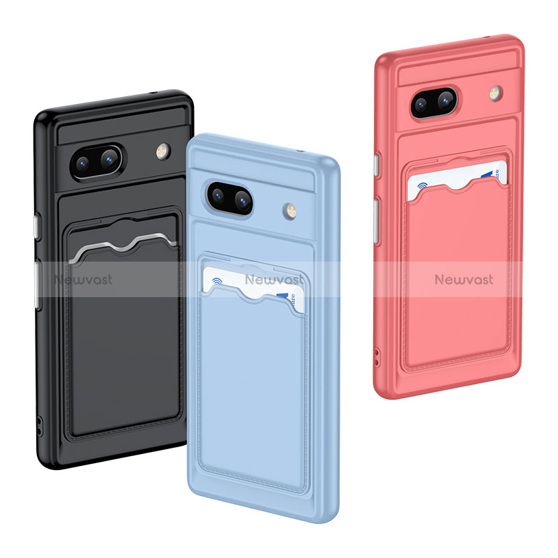 Ultra-thin Silicone Gel Soft Case 360 Degrees Cover J02S for Google Pixel 7a 5G