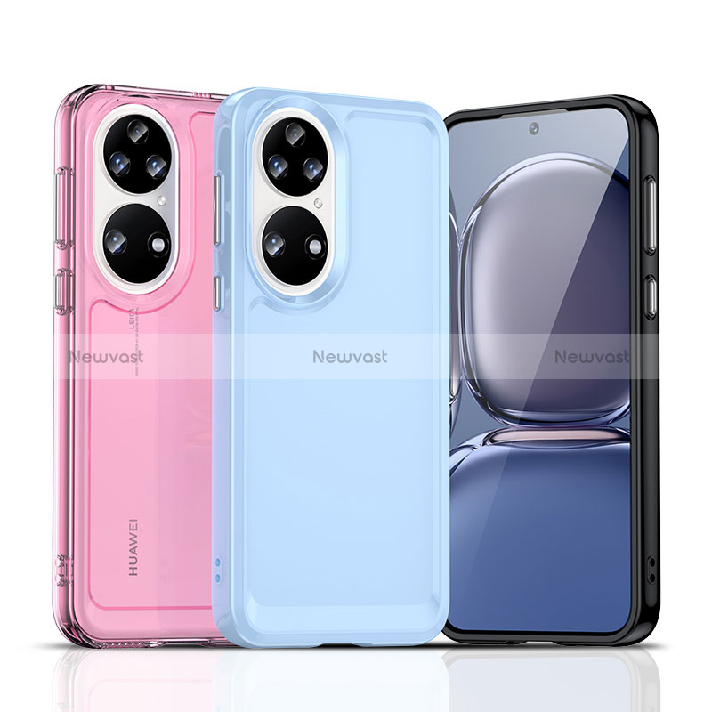 Ultra-thin Silicone Gel Soft Case 360 Degrees Cover J02S for Huawei P50e