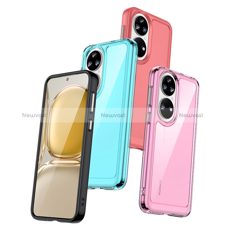 Ultra-thin Silicone Gel Soft Case 360 Degrees Cover J02S for Huawei P50e