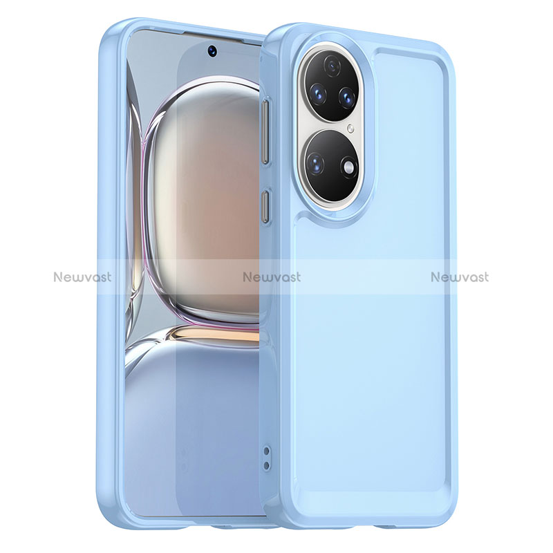 Ultra-thin Silicone Gel Soft Case 360 Degrees Cover J02S for Huawei P50e