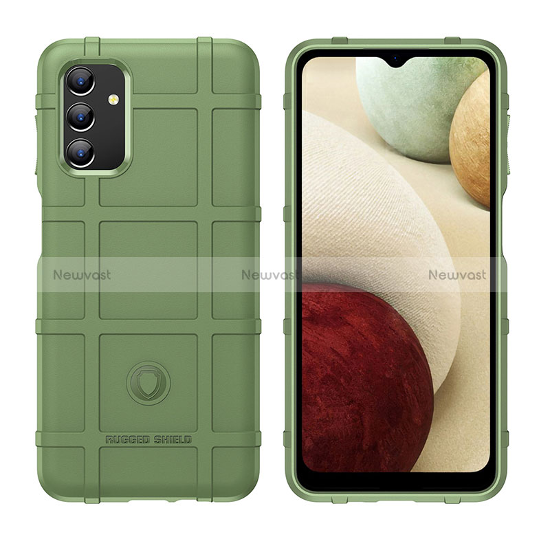 Ultra-thin Silicone Gel Soft Case 360 Degrees Cover J02S for Samsung Galaxy A13 5G Green