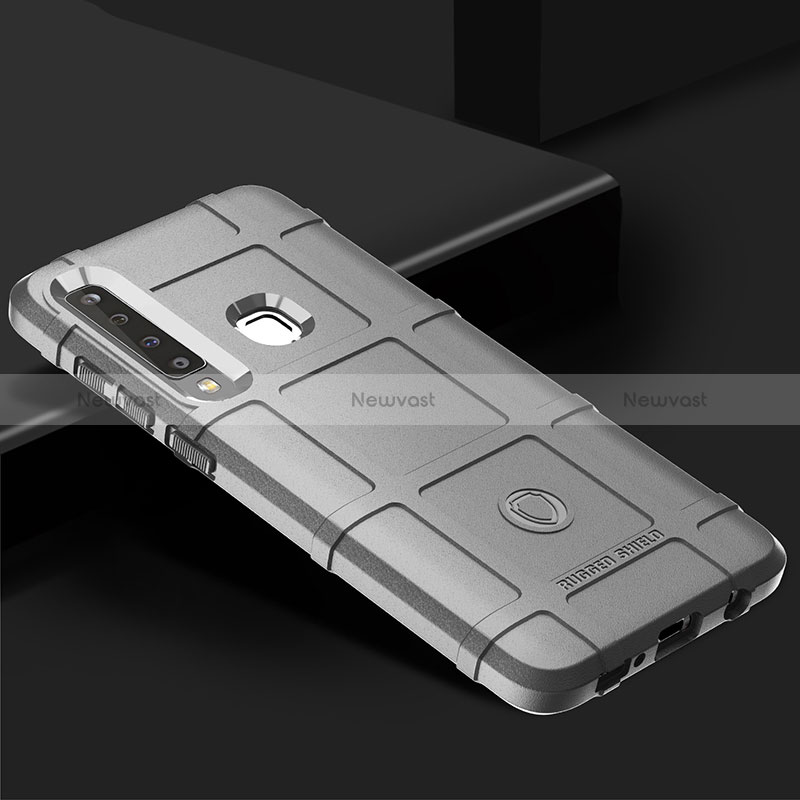 Ultra-thin Silicone Gel Soft Case 360 Degrees Cover J02S for Samsung Galaxy A9 (2018) A920 Gray