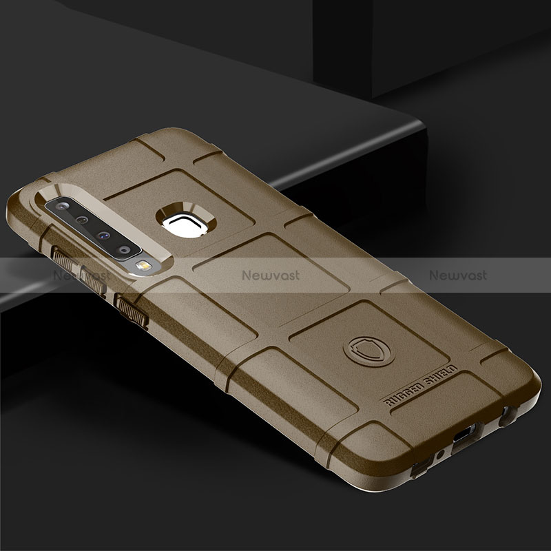 Ultra-thin Silicone Gel Soft Case 360 Degrees Cover J02S for Samsung Galaxy A9 Star Pro Brown