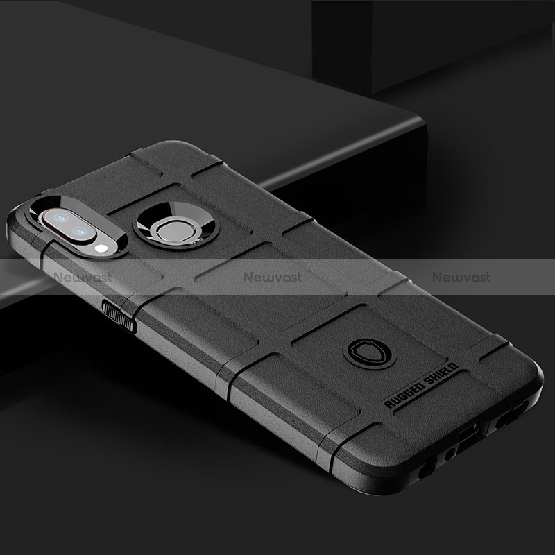 Ultra-thin Silicone Gel Soft Case 360 Degrees Cover J02S for Samsung Galaxy M01s Black