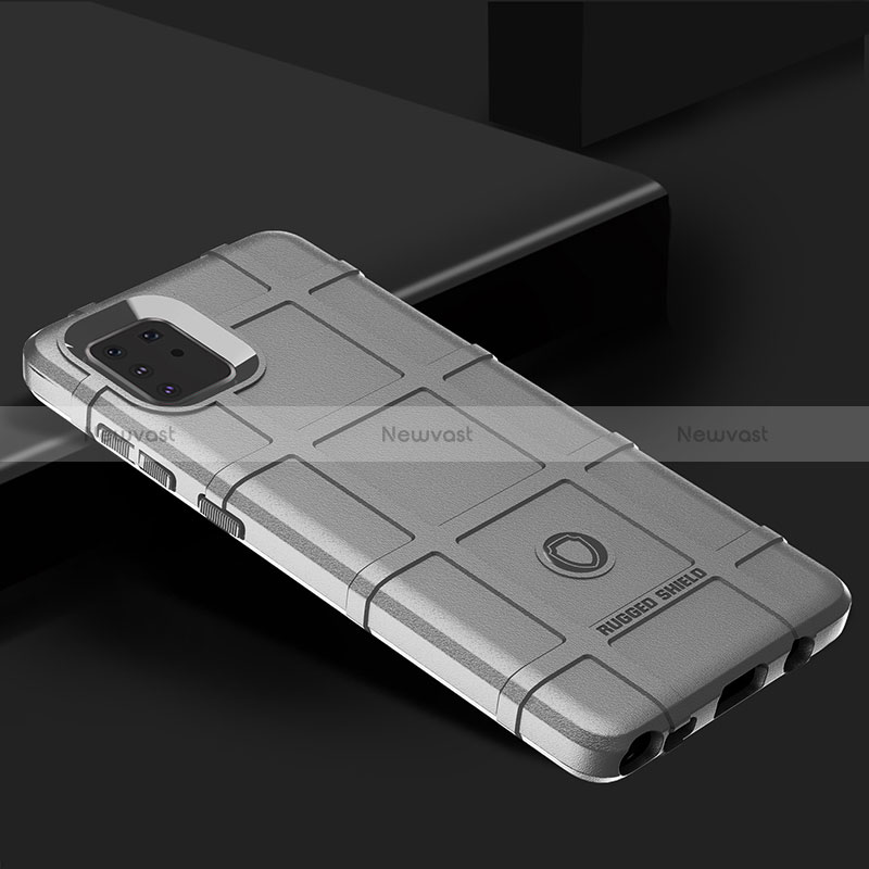 Ultra-thin Silicone Gel Soft Case 360 Degrees Cover J02S for Samsung Galaxy M60s Gray