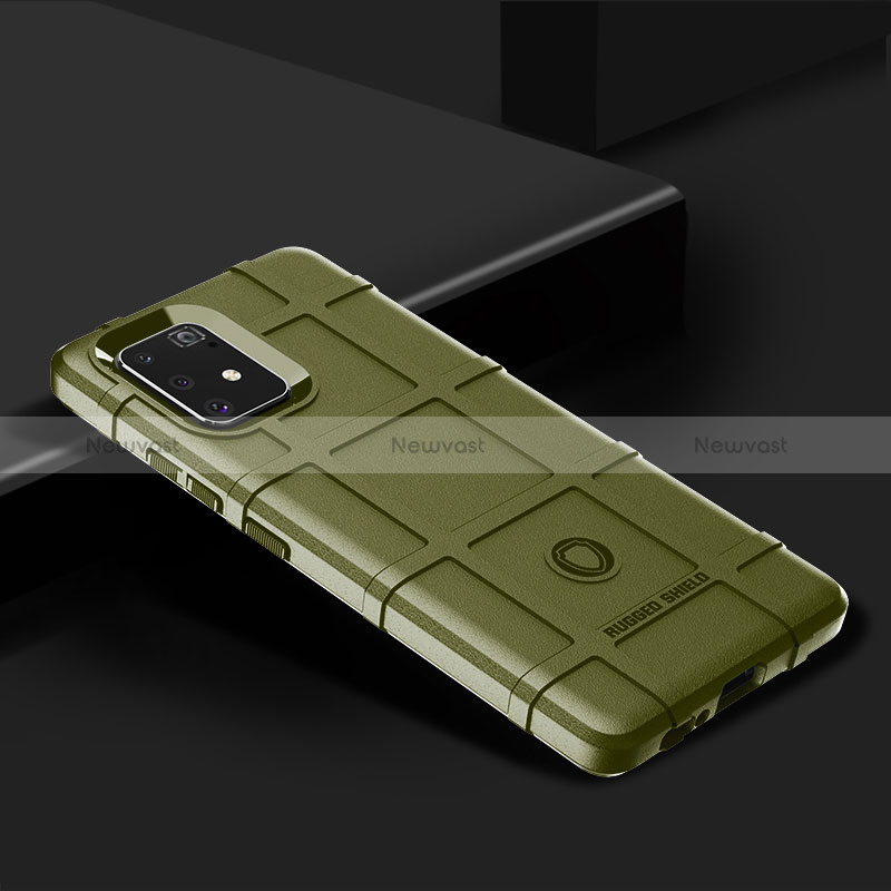 Ultra-thin Silicone Gel Soft Case 360 Degrees Cover J02S for Samsung Galaxy M80S Green