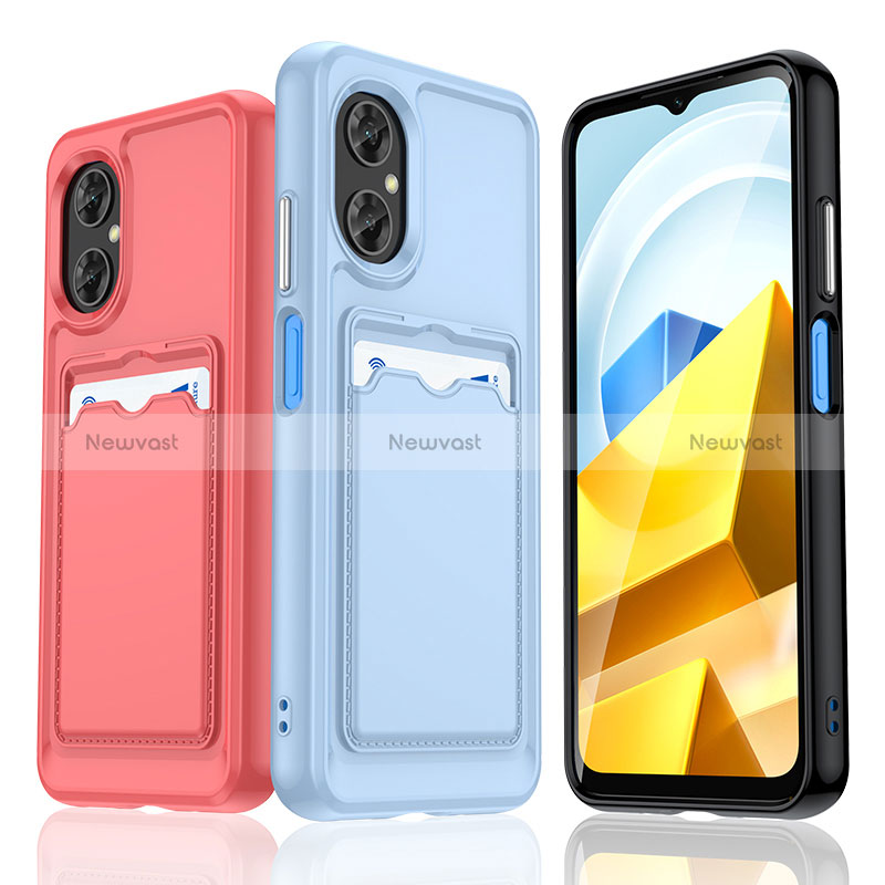 Ultra-thin Silicone Gel Soft Case 360 Degrees Cover J02S for Xiaomi Poco M4 5G