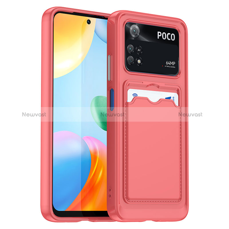 Ultra-thin Silicone Gel Soft Case 360 Degrees Cover J02S for Xiaomi Poco M4 Pro 4G