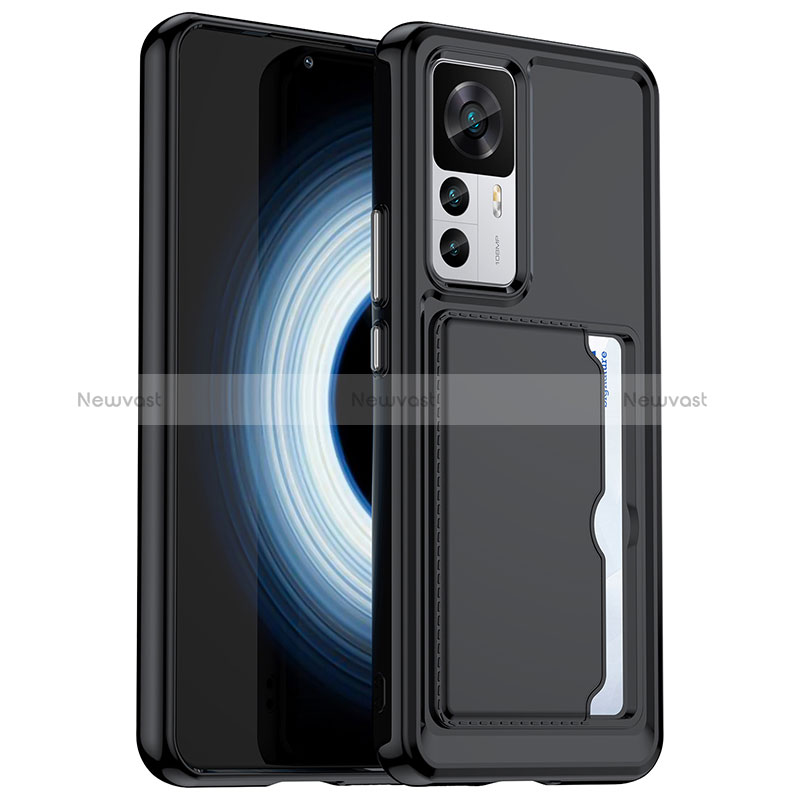 Ultra-thin Silicone Gel Soft Case 360 Degrees Cover J02S for Xiaomi Redmi K50 Ultra 5G Black