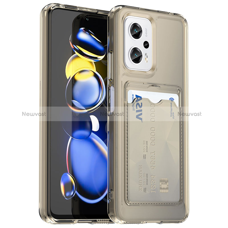 Ultra-thin Silicone Gel Soft Case 360 Degrees Cover J02S for Xiaomi Redmi Note 11T Pro 5G