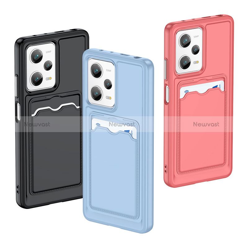 Ultra-thin Silicone Gel Soft Case 360 Degrees Cover J02S for Xiaomi Redmi Note 12 5G
