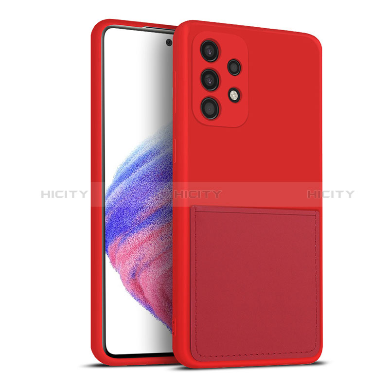 Ultra-thin Silicone Gel Soft Case 360 Degrees Cover MJ1 for Samsung Galaxy A53 5G Red