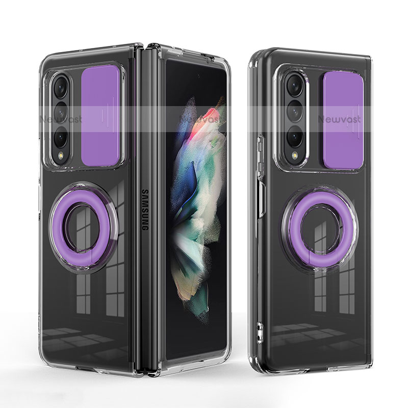 Ultra-thin Silicone Gel Soft Case 360 Degrees Cover MJ1 for Samsung Galaxy Z Fold3 5G