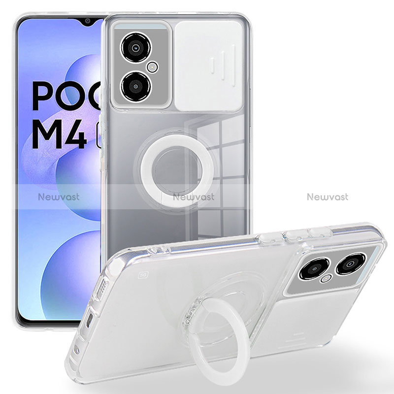 Ultra-thin Silicone Gel Soft Case 360 Degrees Cover MJ1 for Xiaomi Redmi Note 11R 5G White