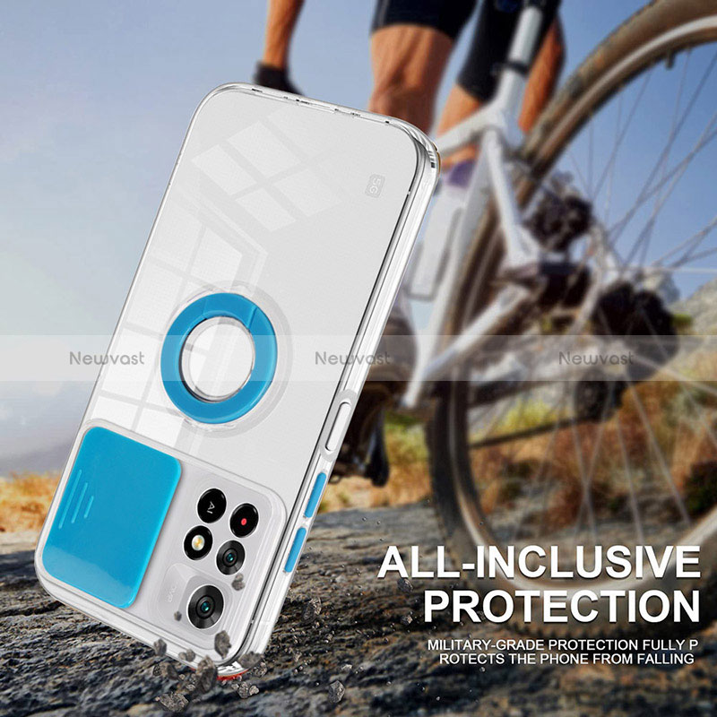 Ultra-thin Silicone Gel Soft Case 360 Degrees Cover MJ1 for Xiaomi Redmi Note 11S 5G