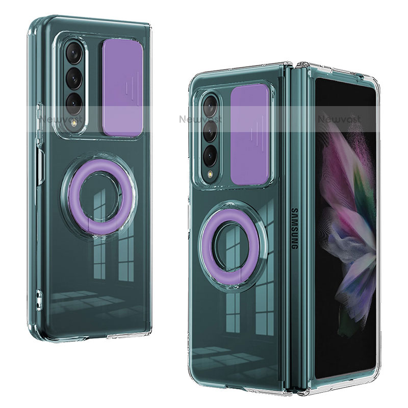 Ultra-thin Silicone Gel Soft Case 360 Degrees Cover MJ2 for Samsung Galaxy Z Fold3 5G