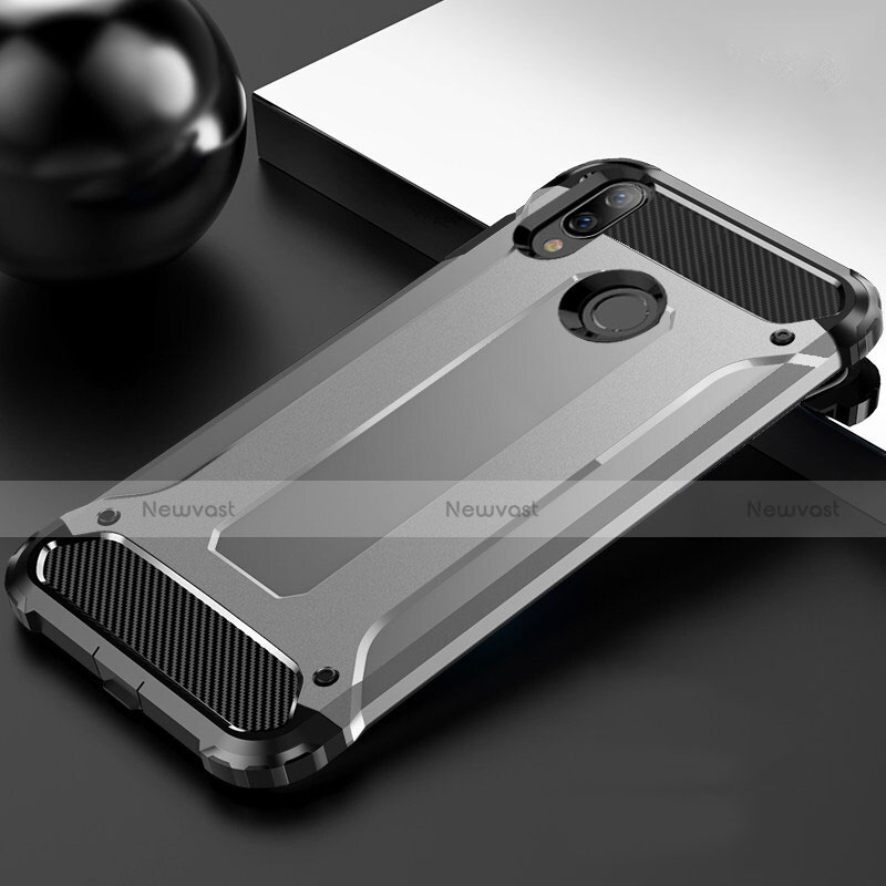 Ultra-thin Silicone Gel Soft Case 360 Degrees Cover S01 for Huawei Enjoy 9 Plus Gray