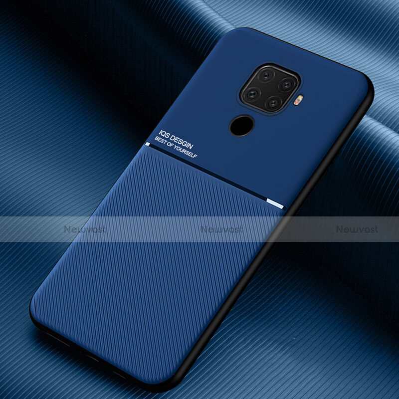 Ultra-thin Silicone Gel Soft Case 360 Degrees Cover S01 for Huawei Mate 30 Lite Blue