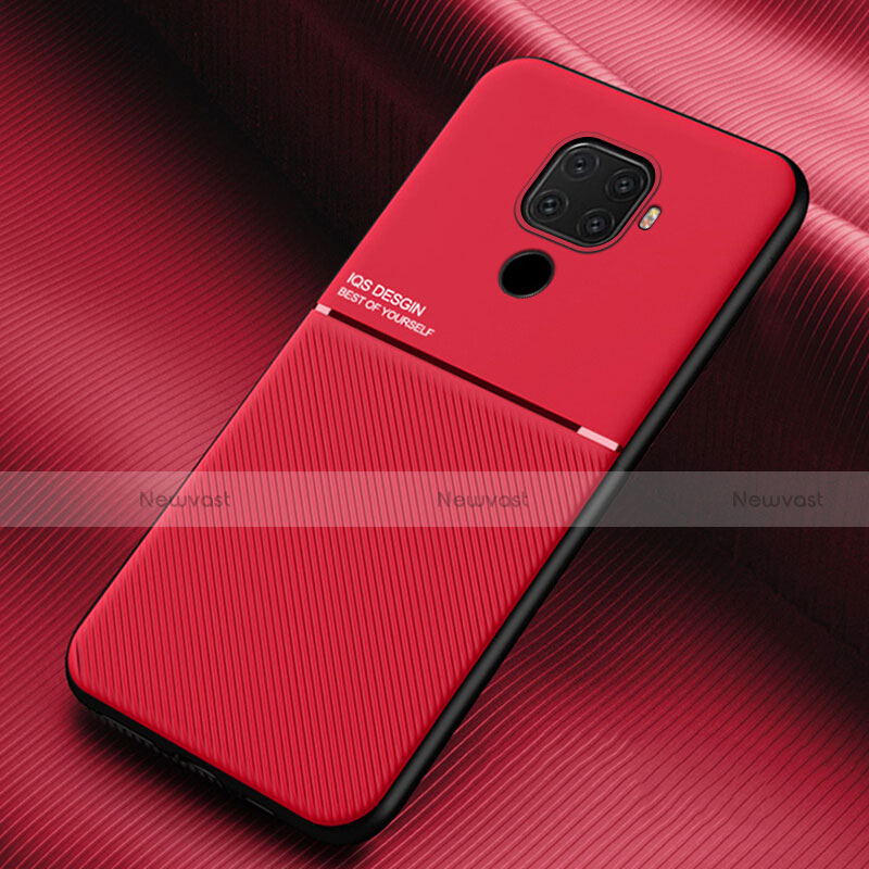 Ultra-thin Silicone Gel Soft Case 360 Degrees Cover S01 for Huawei Mate 30 Lite Red