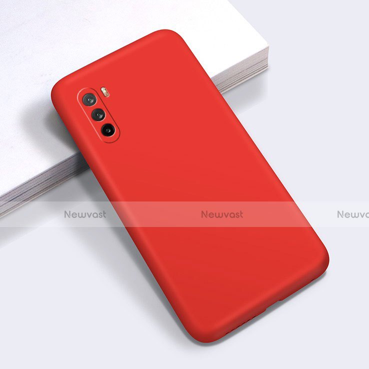 Ultra-thin Silicone Gel Soft Case 360 Degrees Cover S01 for Huawei Mate 40 Lite 5G Red