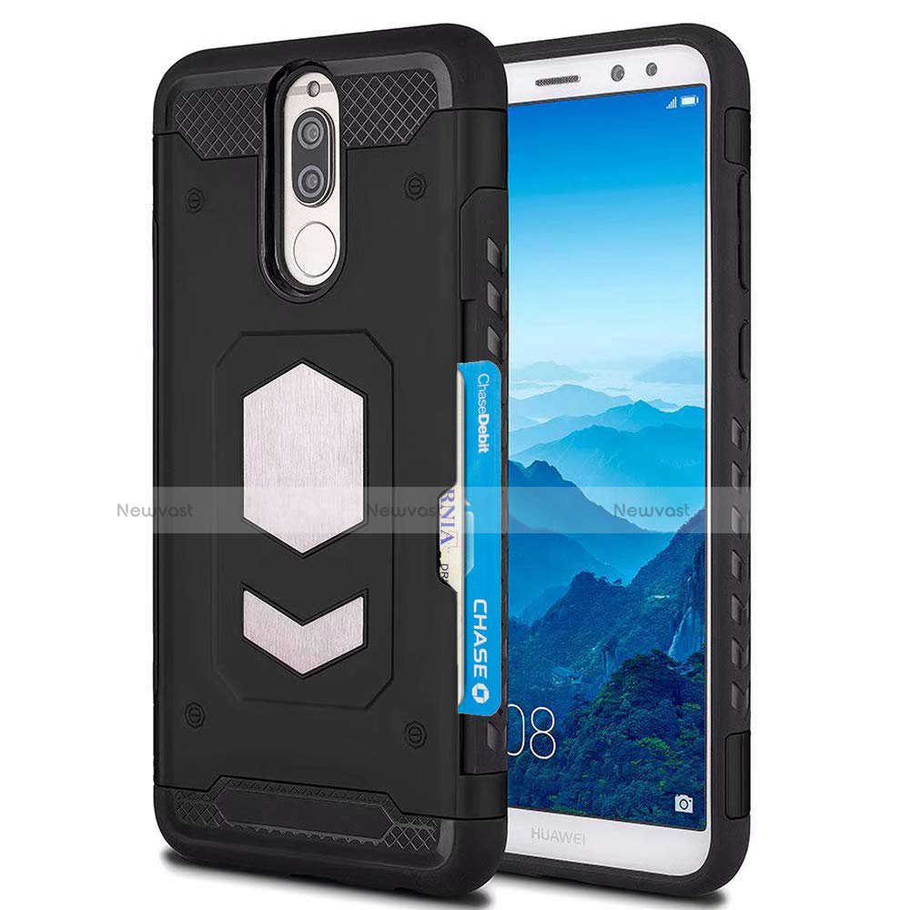 Ultra-thin Silicone Gel Soft Case 360 Degrees Cover S01 for Huawei Nova 2i Black