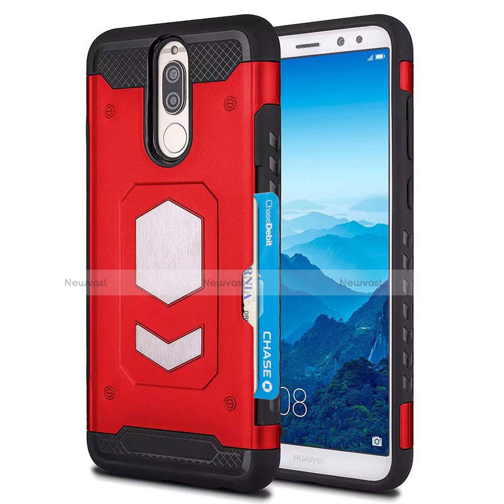 Ultra-thin Silicone Gel Soft Case 360 Degrees Cover S01 for Huawei Nova 2i Red