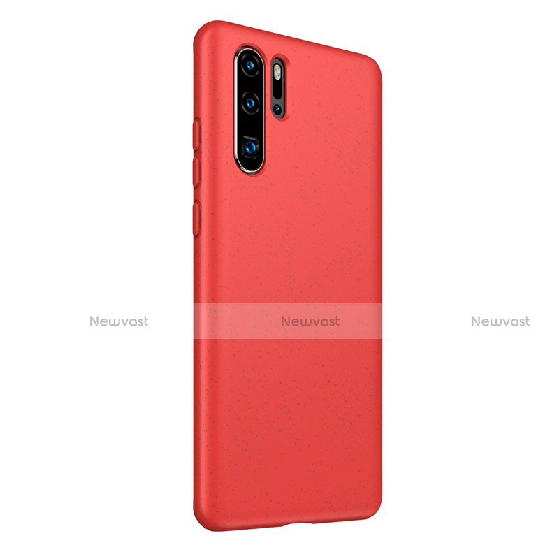 Ultra-thin Silicone Gel Soft Case 360 Degrees Cover S01 for Huawei P30 Pro New Edition Red