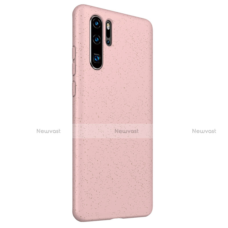 Ultra-thin Silicone Gel Soft Case 360 Degrees Cover S01 for Huawei P30 Pro New Edition Rose Gold